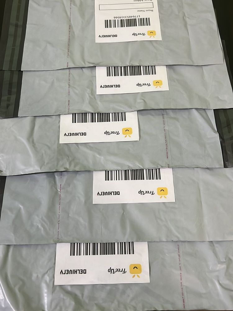 Packing Bags With Shipping Lable