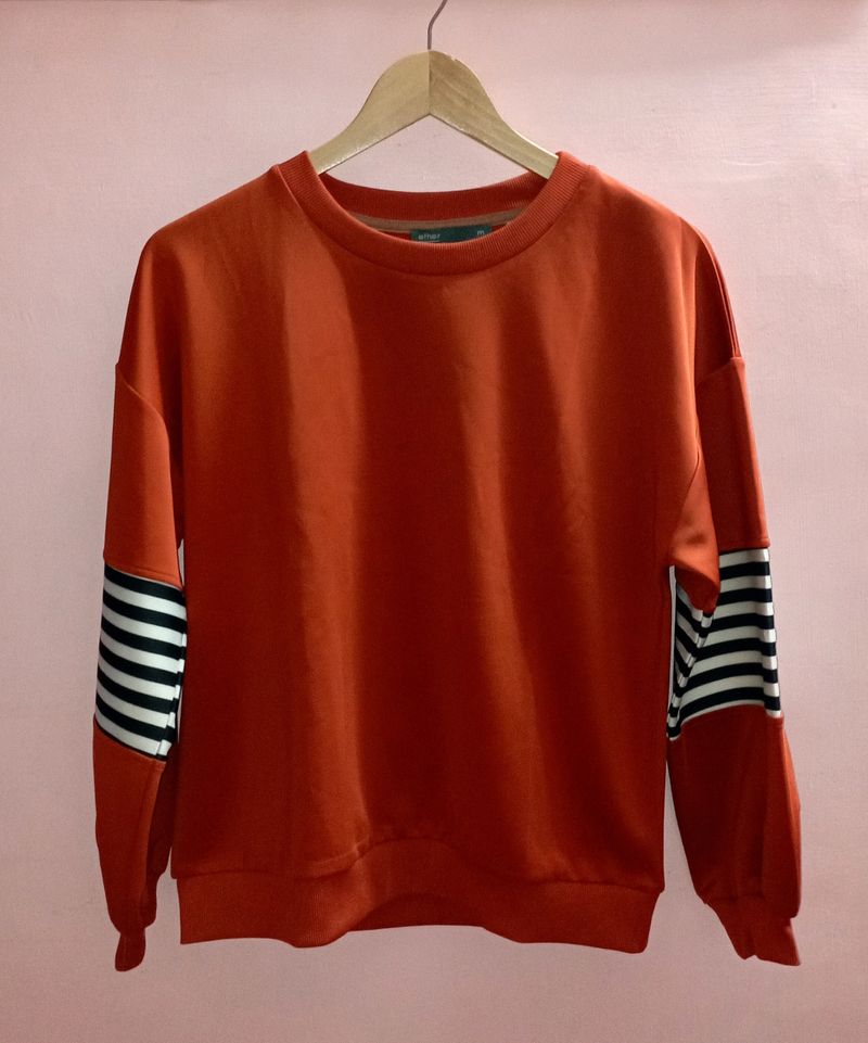 ⏬Price Down⏬Ether Orange Sweatshirt For Men