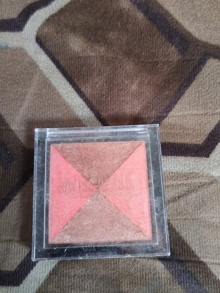 Swiss Beauty Baked Blusher And Highlighter