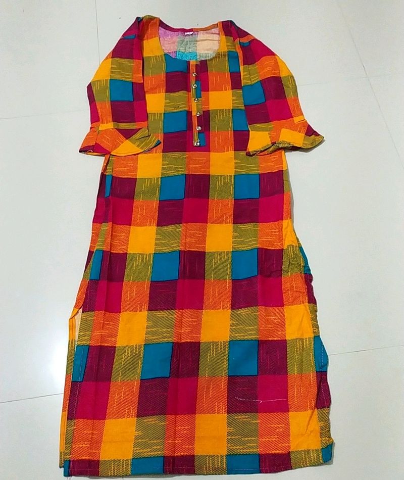 New Pure Organic Cotton Kurta (Woman)