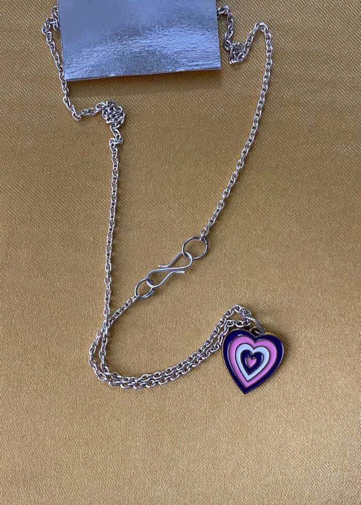 Cute Heart Pendant Chain