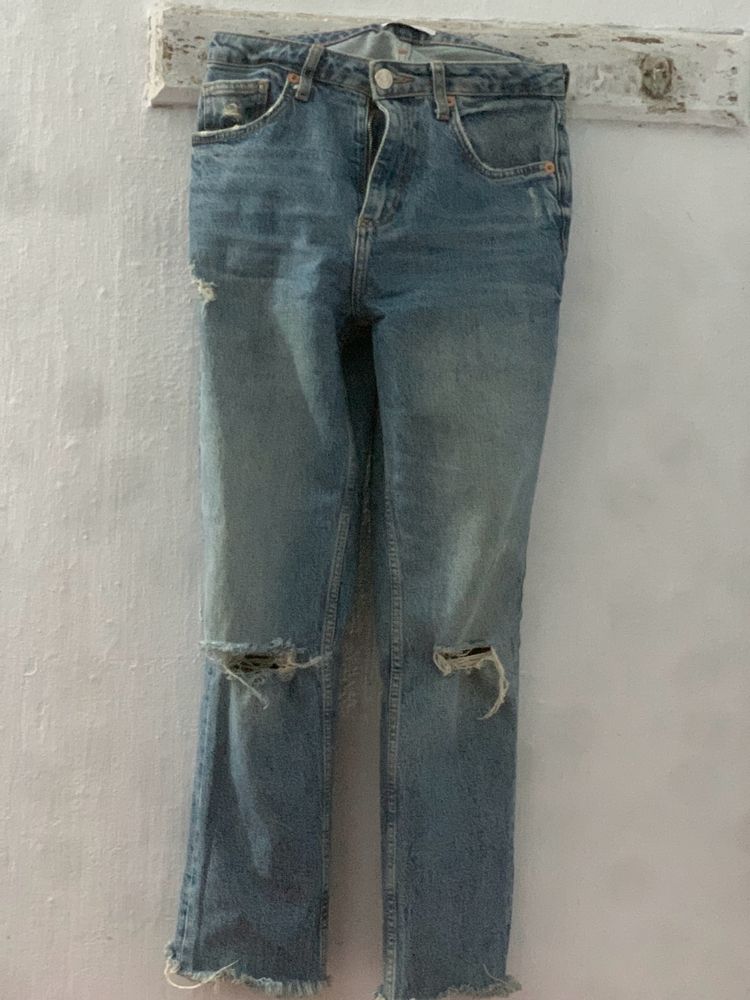 Zara Distressed Denim.