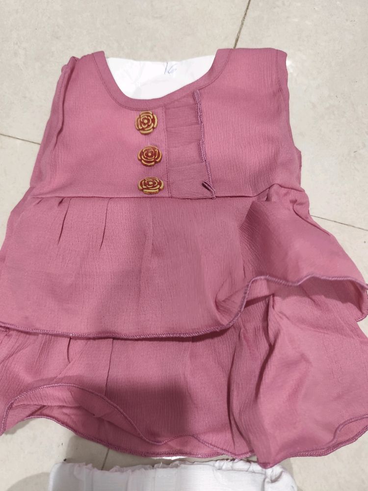 4 Combo Baby Girl Frocks Sale 0-8 Months