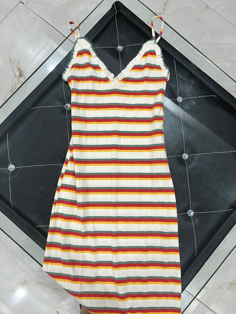 Zara Bodycon Multicolour Dress