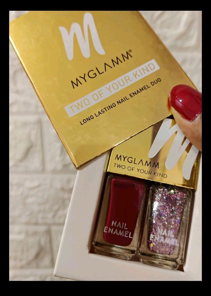 Myglam Two In One Nail Paint Combo