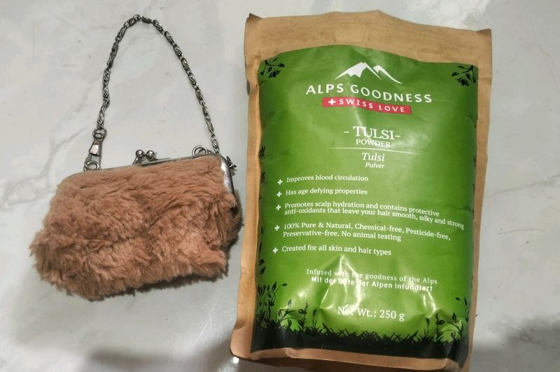 Free Bag with Alps Goodness Tulsi Powder