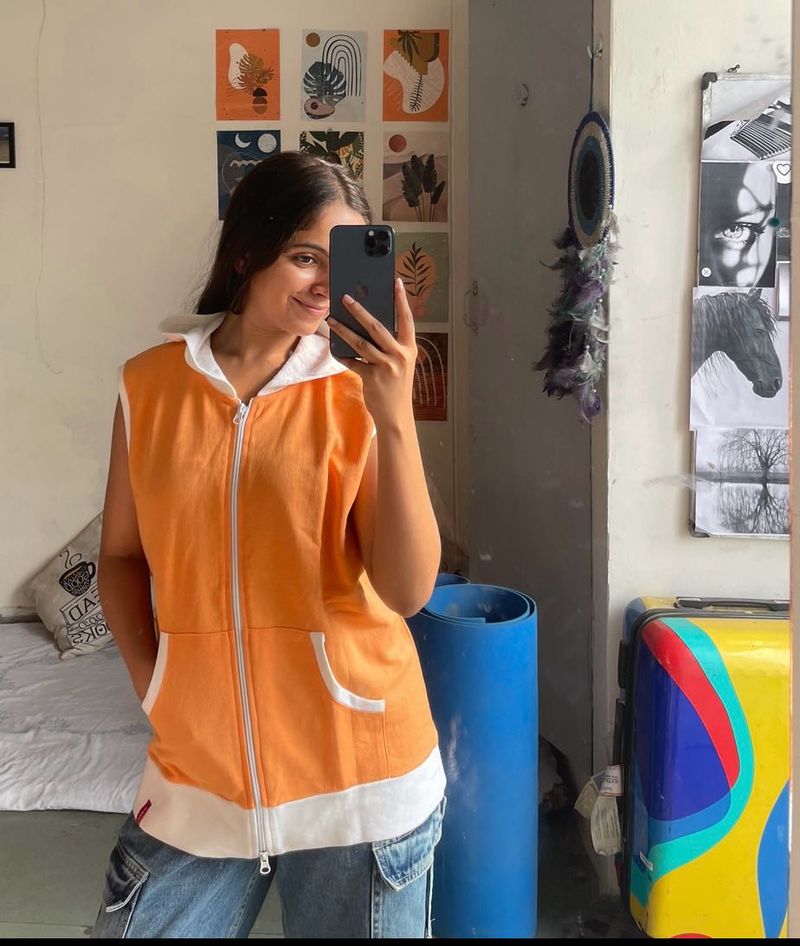 Orange Hoodie