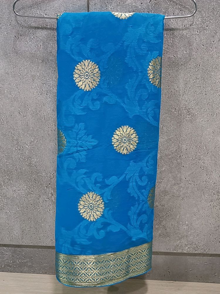 Blue Saree