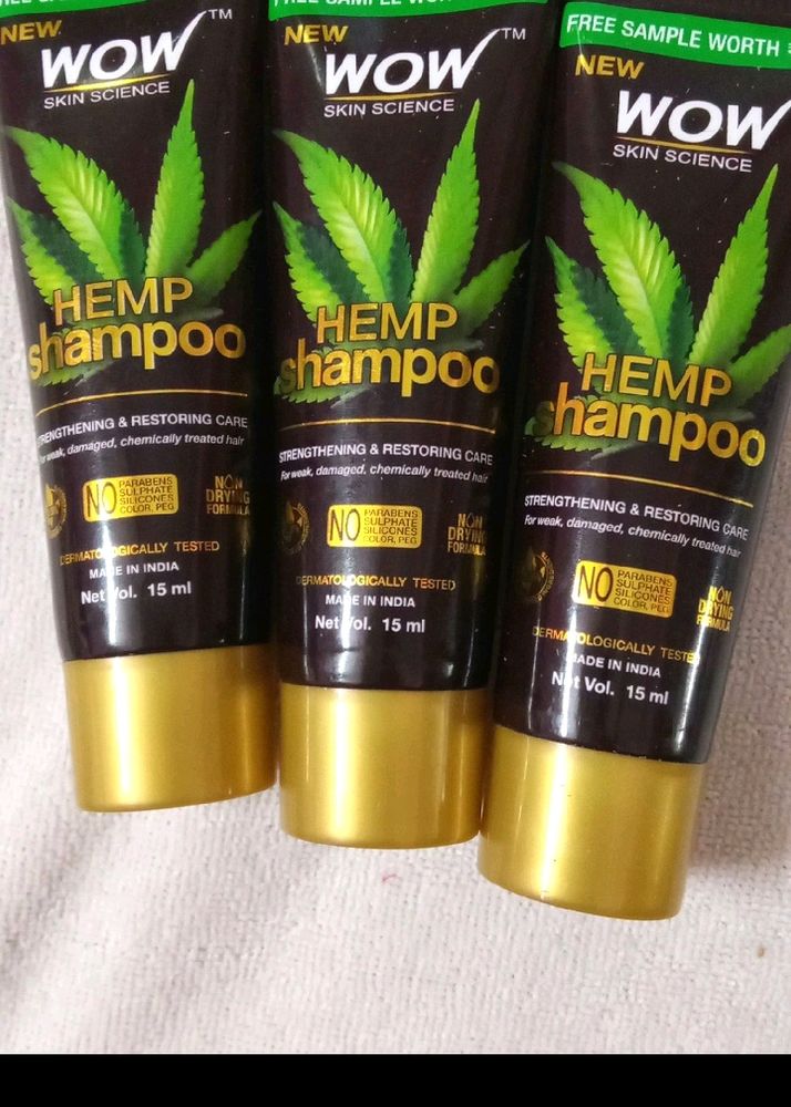 3pc Hemp Shampoo Sealed