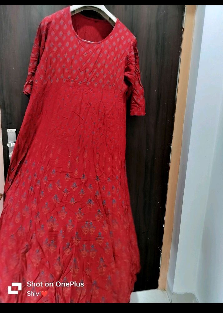 Red Gawn Kurti