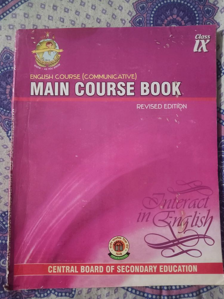 CBSE Main Course Book For Class 9