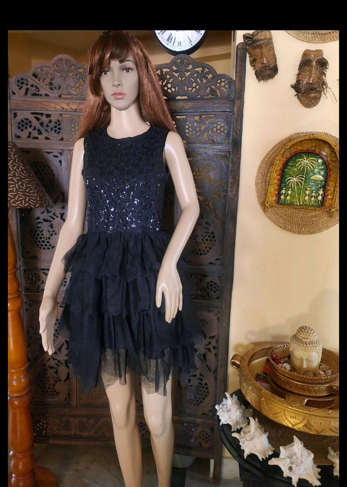 Black Party Wear Gown