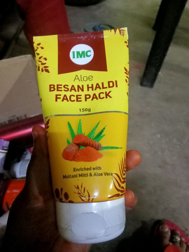Aloe Besan Haldi Face Pack