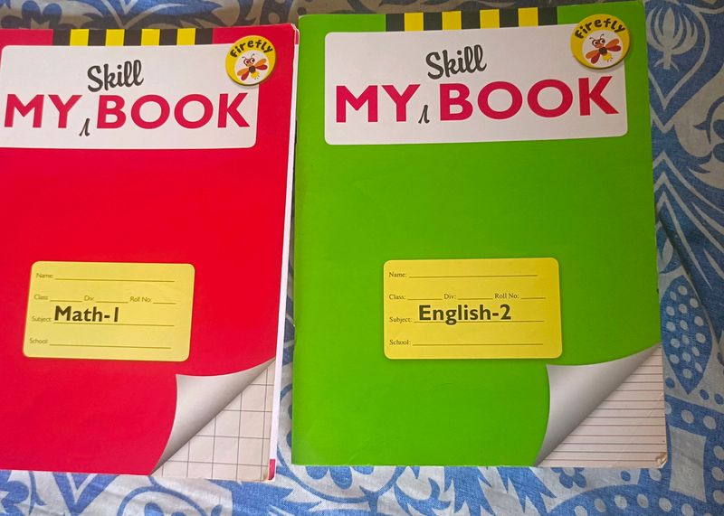 Combo Of Math And English Practice Writing Books