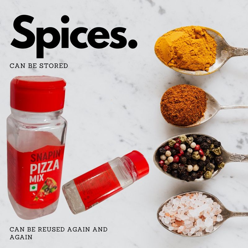 Chilli Flakes | Salt | Spices Container