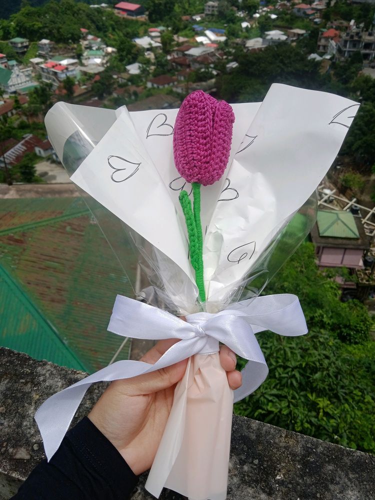 Tulip Crochet Flower