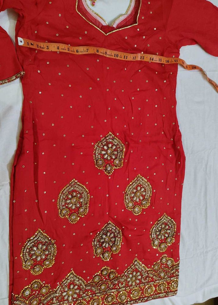 Unused Complete Dupatta Set Fully Embroidered