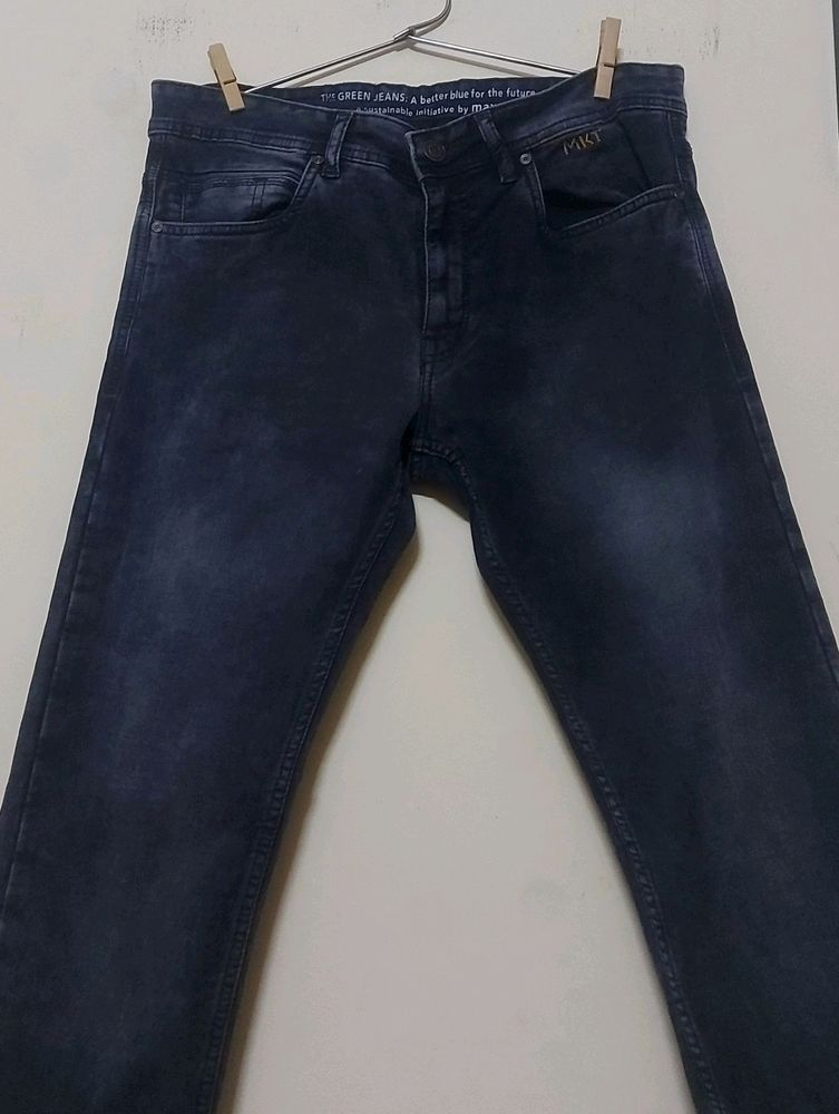 MAX Faded Jeans Black For Men