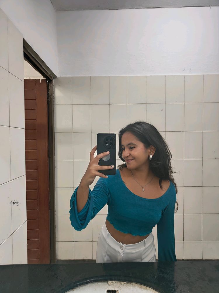 Blue CropTop