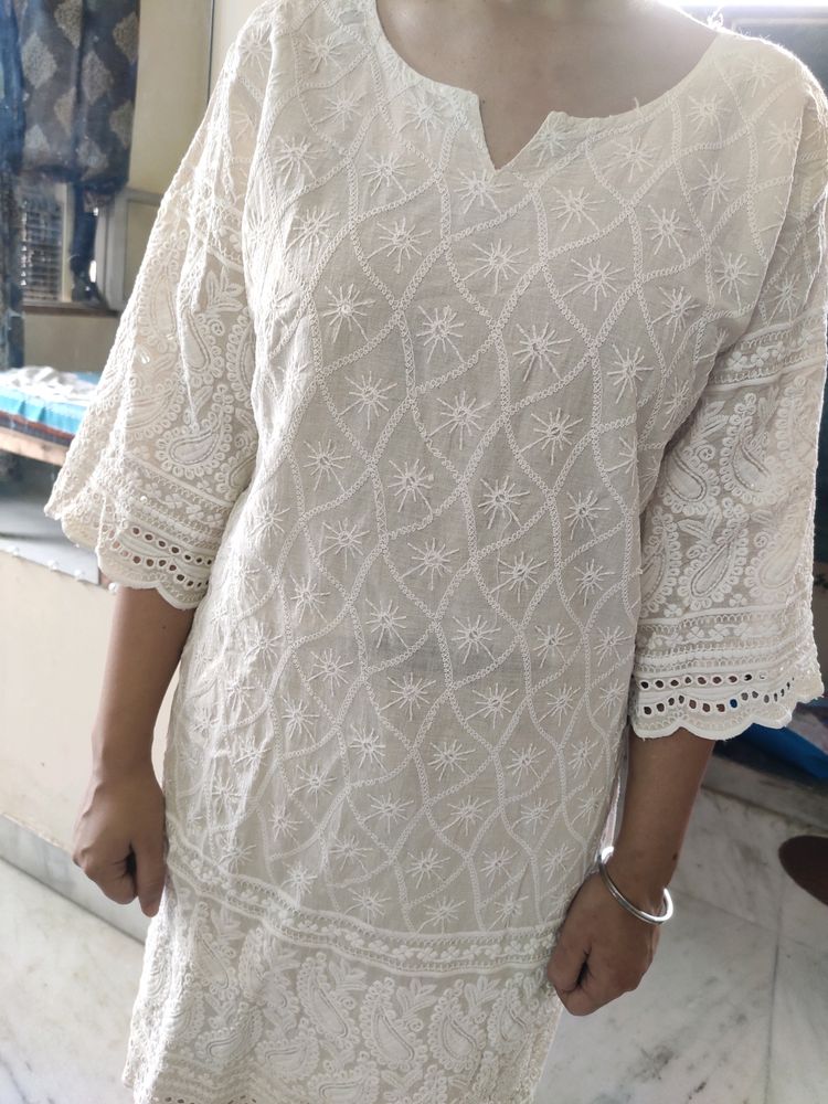 Straight Embroidery Kurta