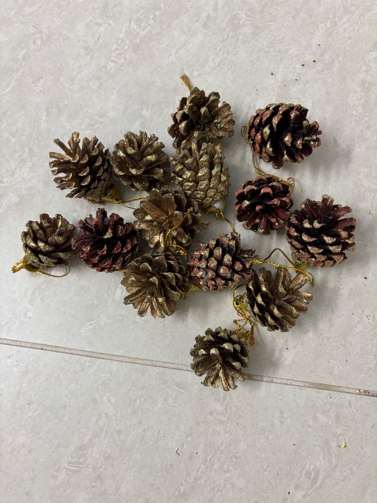 Pine Cone Hangings For Christmas 🎄