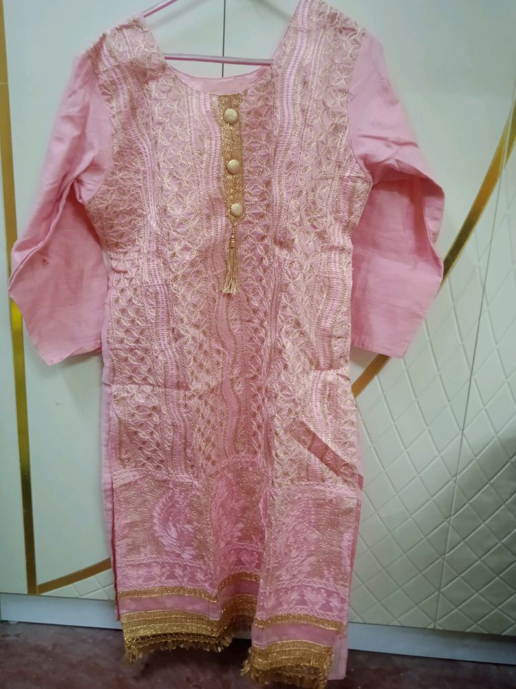 Pink Kurta Set