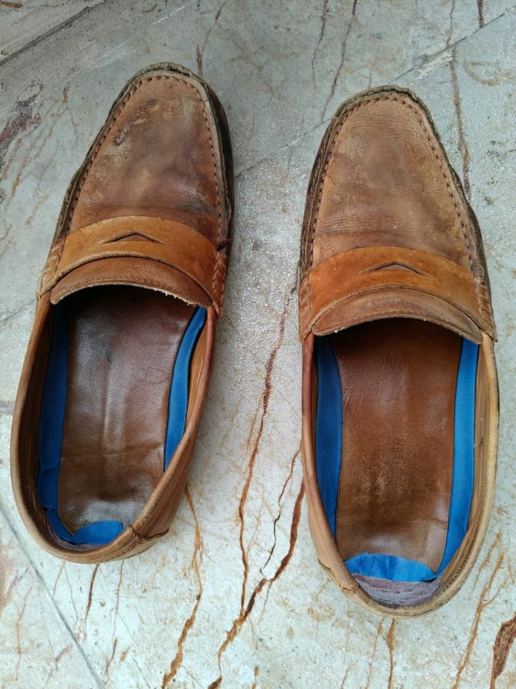 Pure Leather Loafers For Men