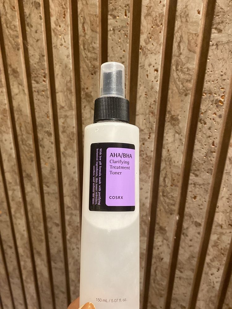 COSRX AHA/BHA clarifying treatment toner! K-beauty