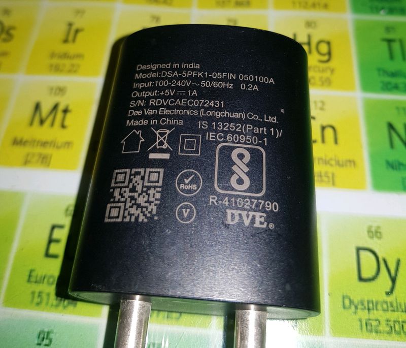 DVE 5V 1A Charging Power Adapter Good Quality