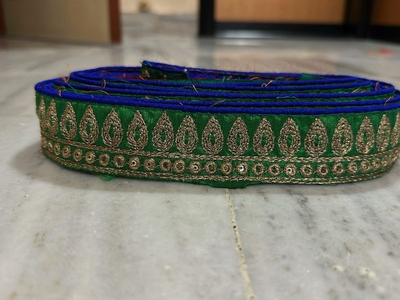 Green Zari Lace