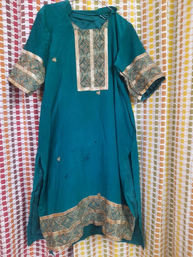 3 pics kurta with pajama dupatta