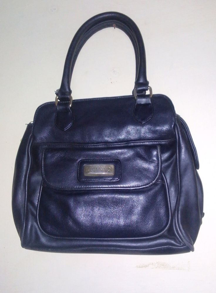 Black Leather Handbag