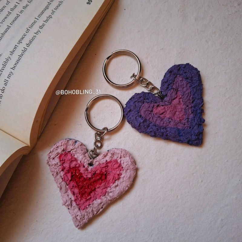 Textured Handmade Keychain ( Any 1)