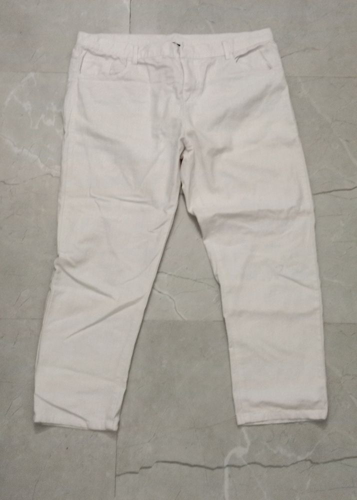 White Jeans Women36-38 Size