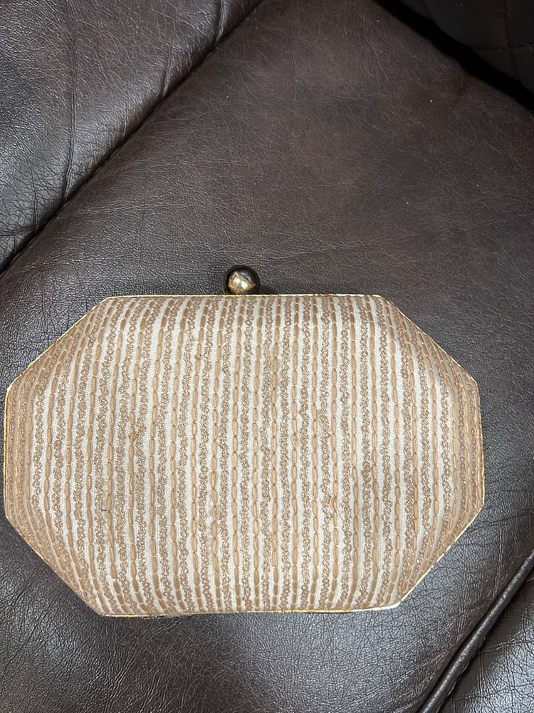 Gold Clutch Bag