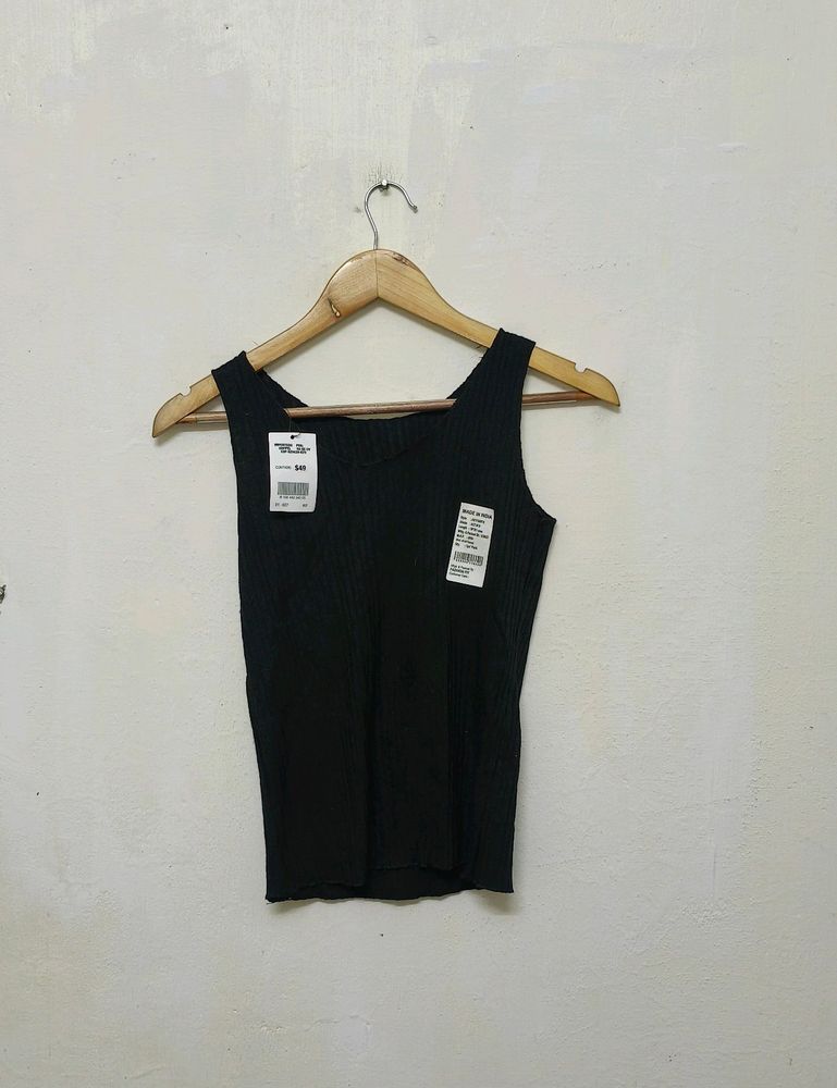 Trendy New Black Tank Top For Women