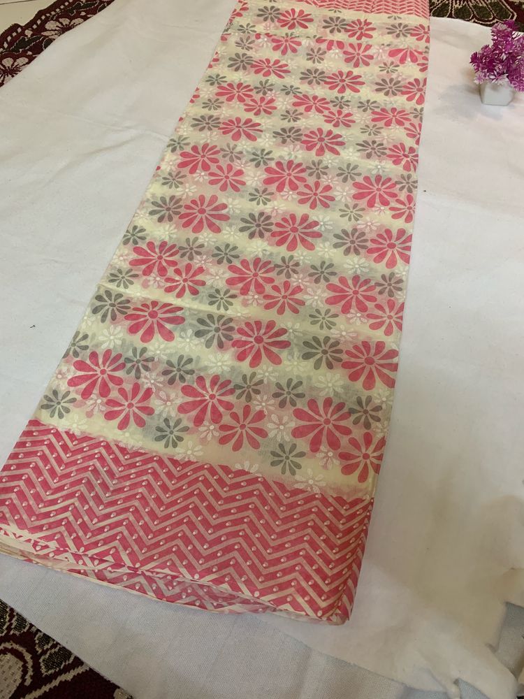 Floral Print Saree Unopened