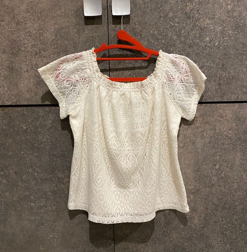 H&M crochet Top XS