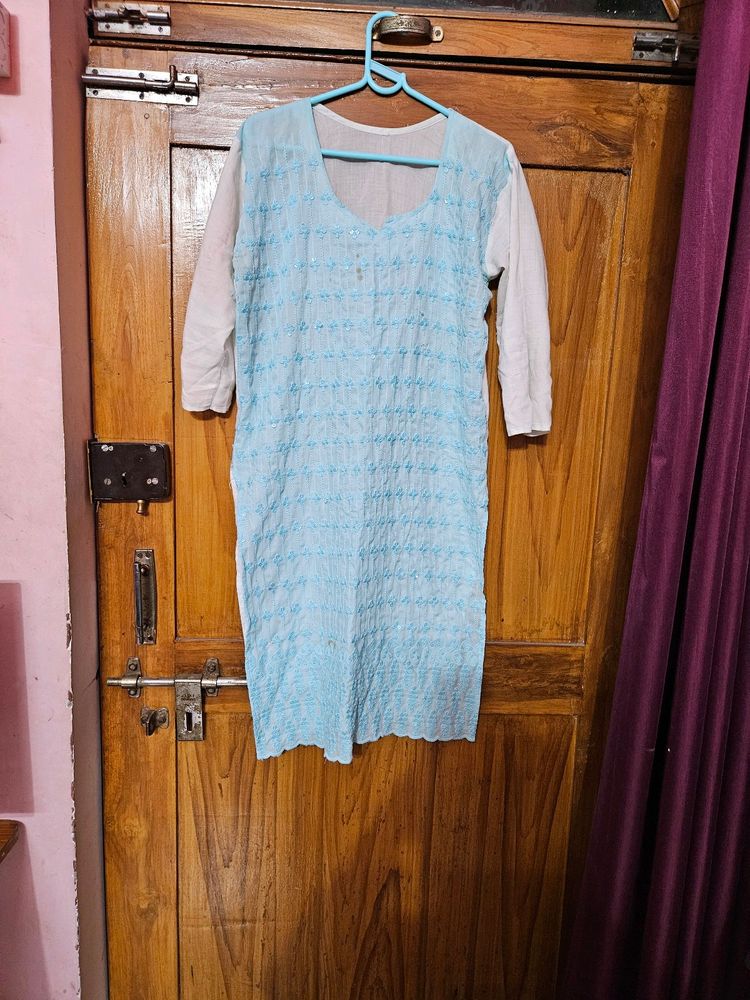 Chiknkari Kurta