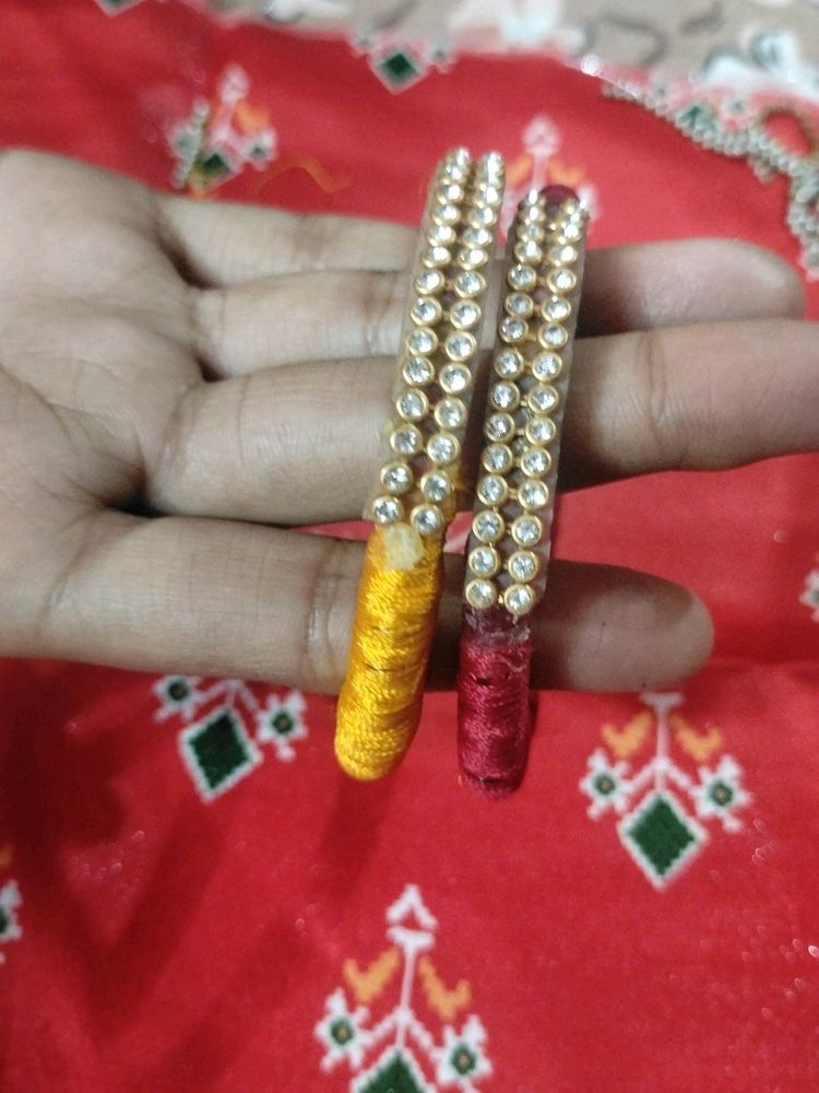 Red And Yellow Bangles