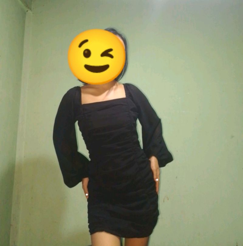 BLACK MINI DRESS