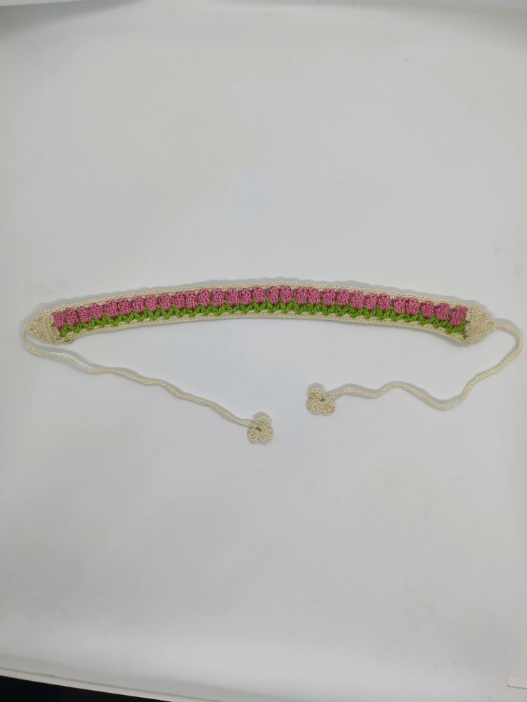 Combo Of Crochet Headband And Bracelet