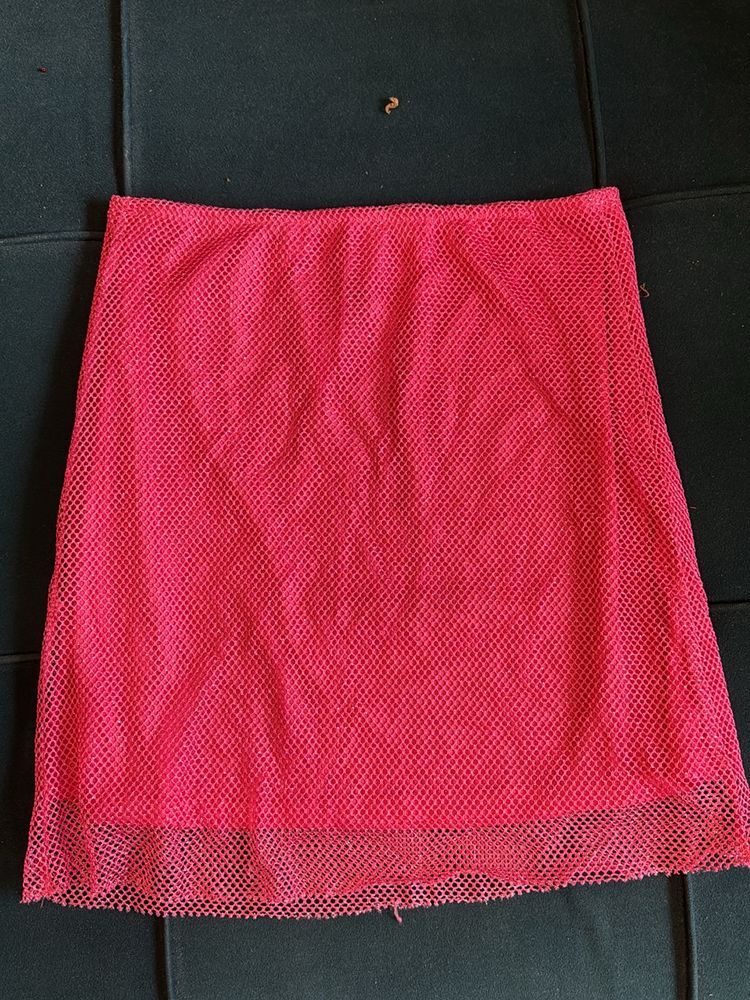 Hot Pink Mini Skirt