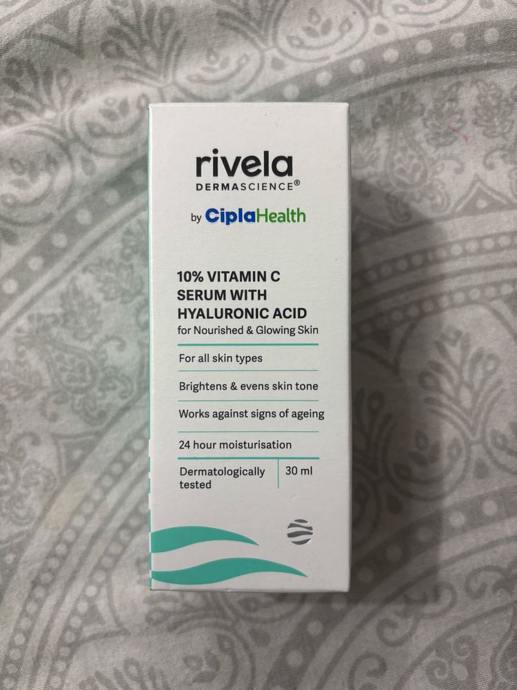 Rivela 10% vitamin C serum with hyaluronic acid