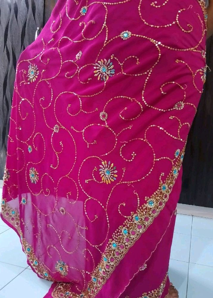 (2) Wedding Saree With Blouse