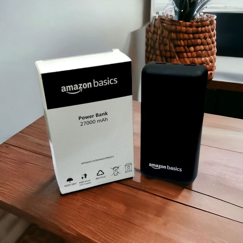 Amazon Basics 27000 mAh Power Bank | 22.5W