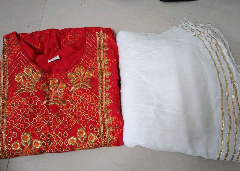 Kurta And Sarara Set