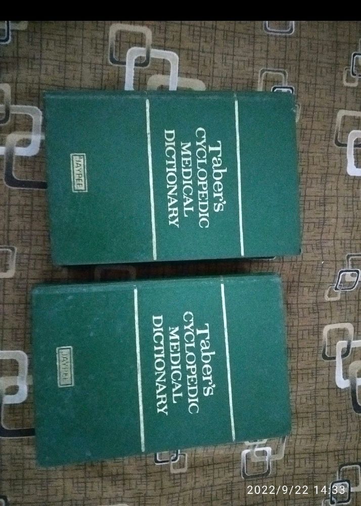 Tabers Medical Dictionary Both Volumes
