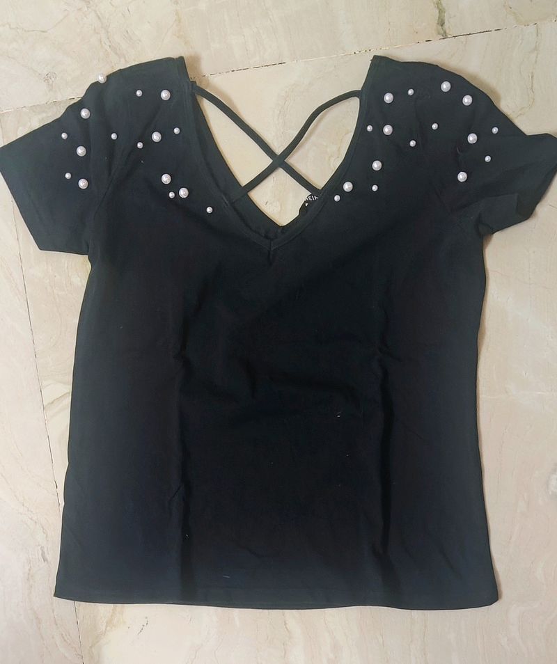 Shein Black Top