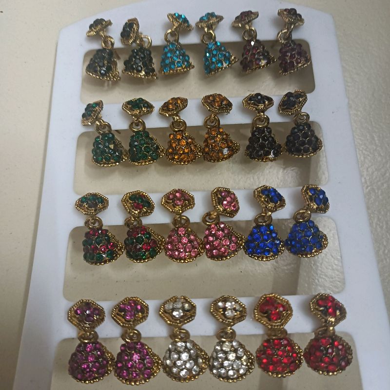 Earrings Pack Of 12